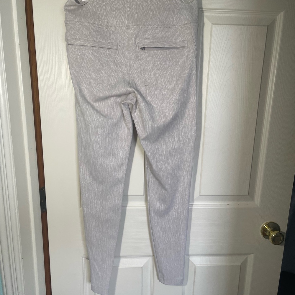 Athleta Cream High-Waist Leggings Stretch Fit - Picture 9 of 9